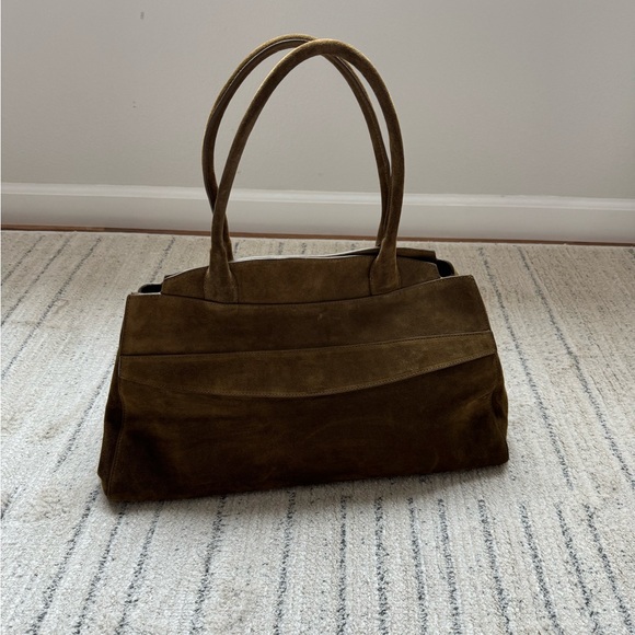 Zara Split Leather Suede Shoulder Bag 6045/410 - Picture 6 of 10